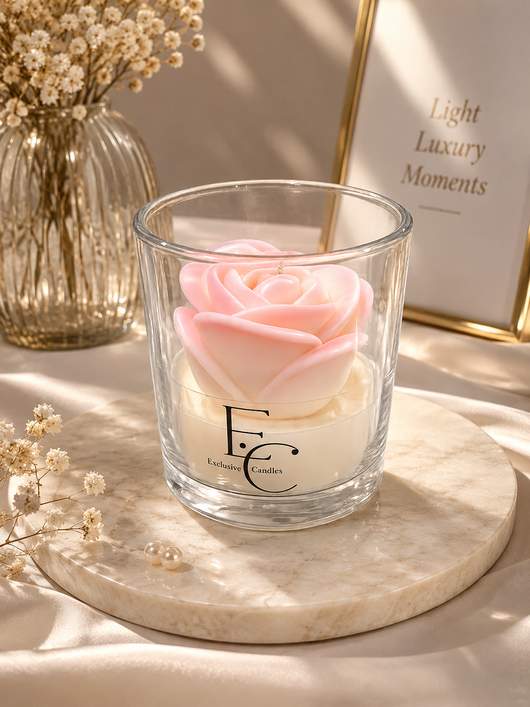 Blush Rose Luxe Candle