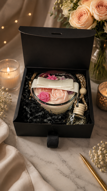 Blush Petal Candle Gift Set