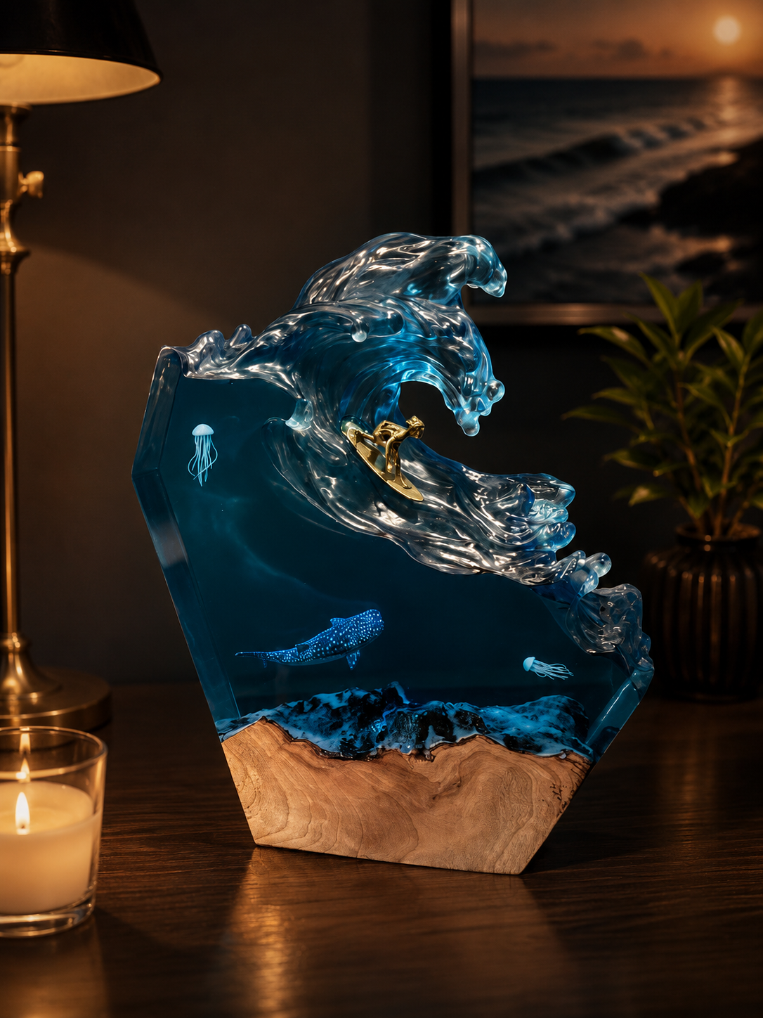 Ocean Wave Serenity Lamp