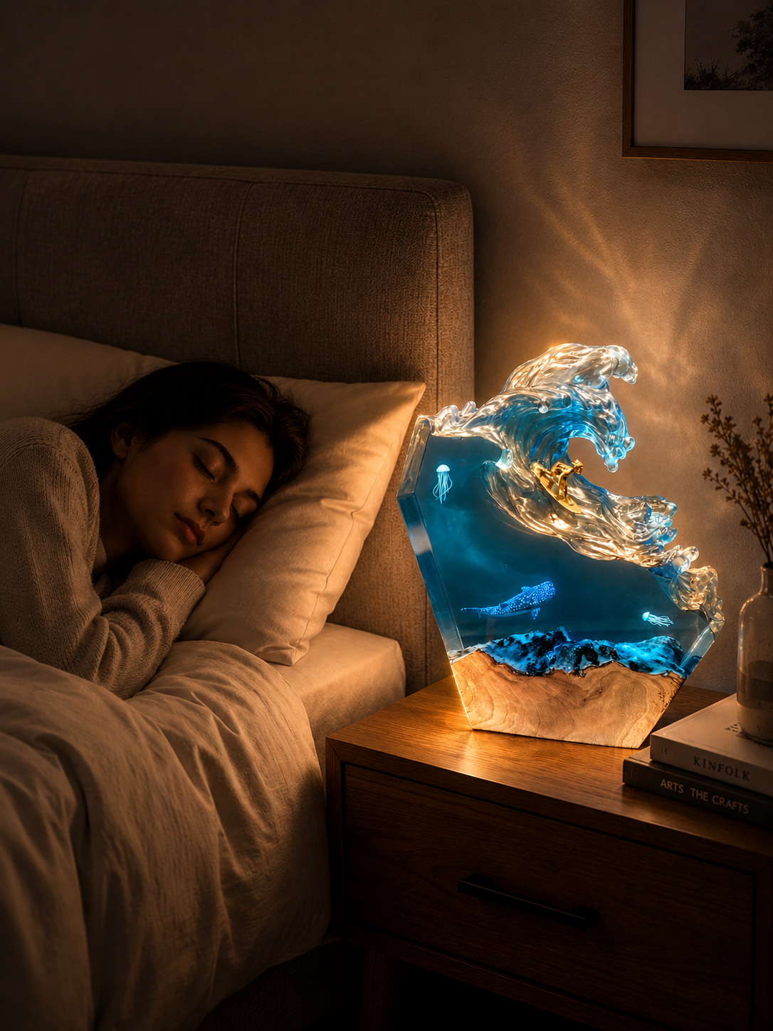 Ocean Wave Serenity Lamp
