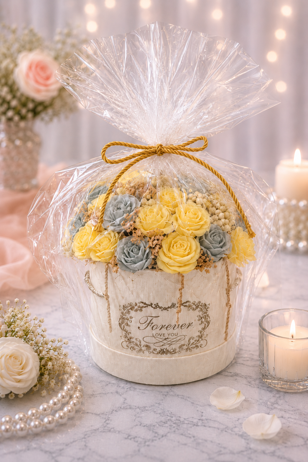 Golden Sunlit Bloom Box