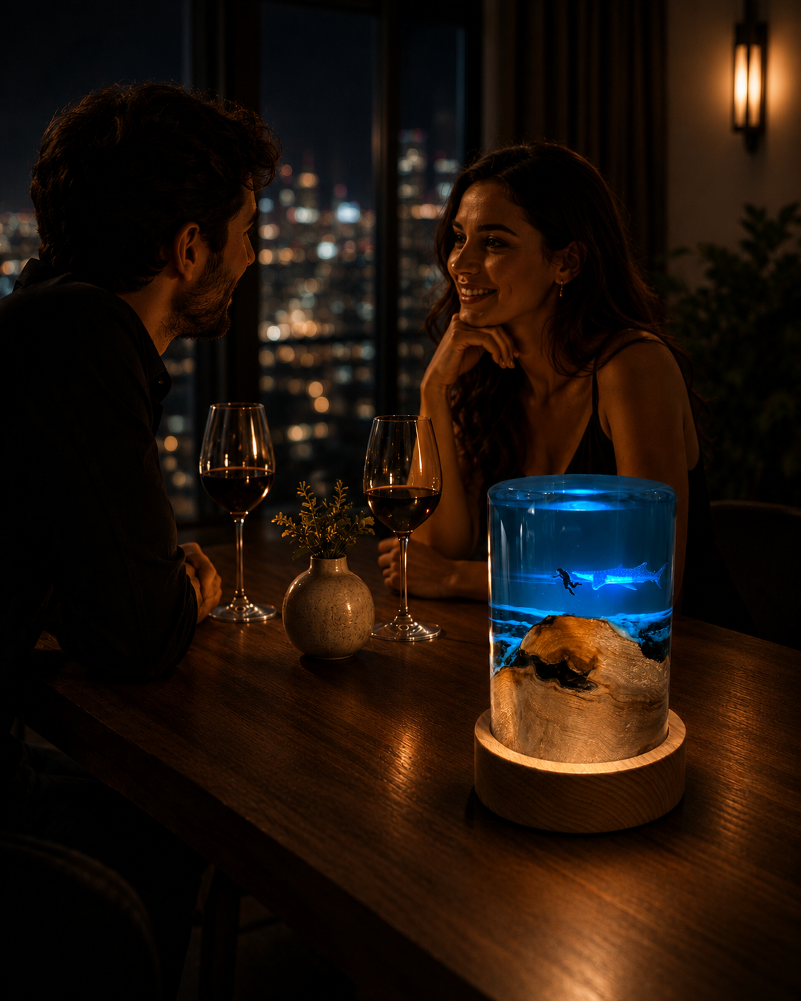 Ocean Abyss Resin Lamp