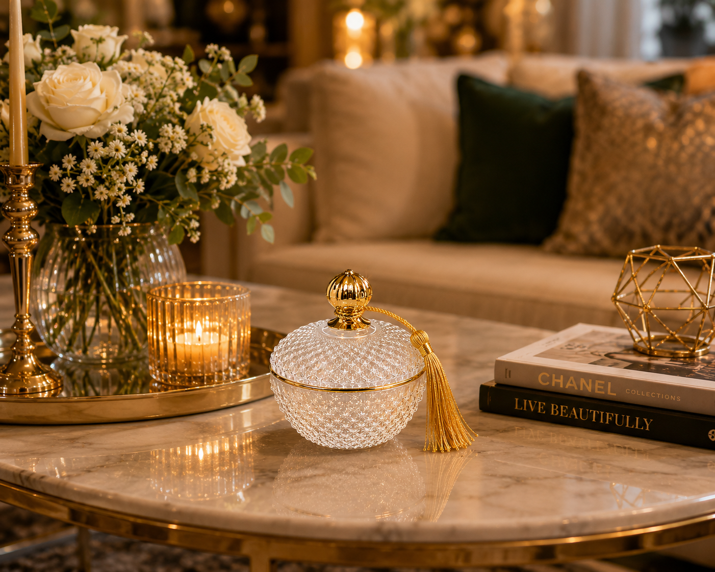 Royal Elegance Crystal Bowl