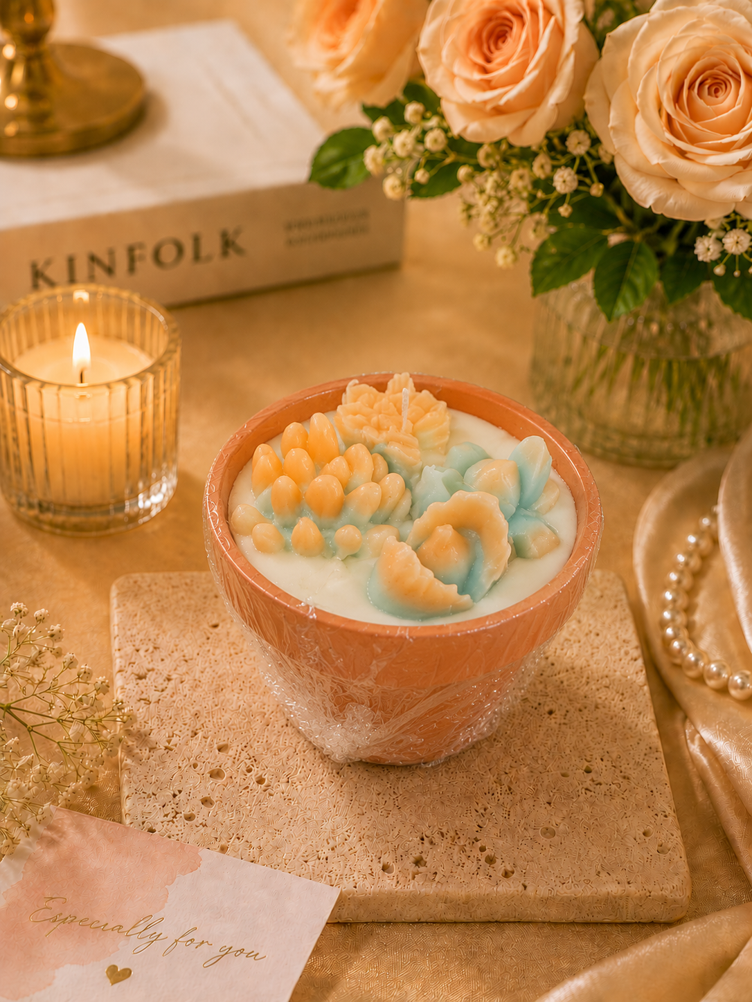 Ocean Bloom Candle